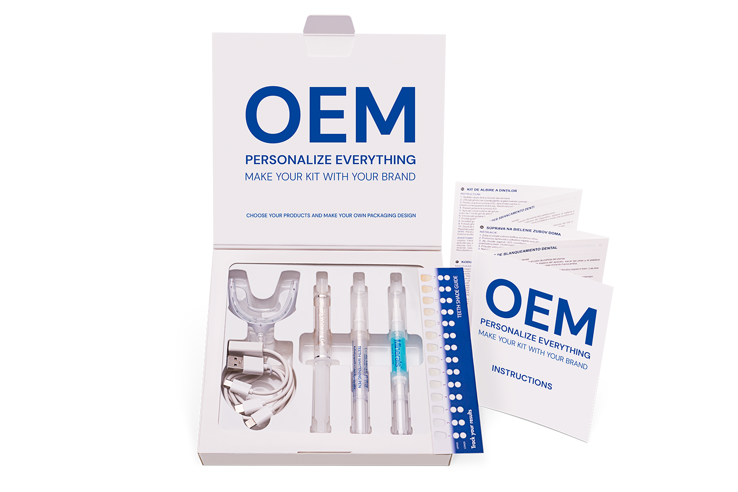 OEM - Smartphone + syringe + pen + minerals CLEAR